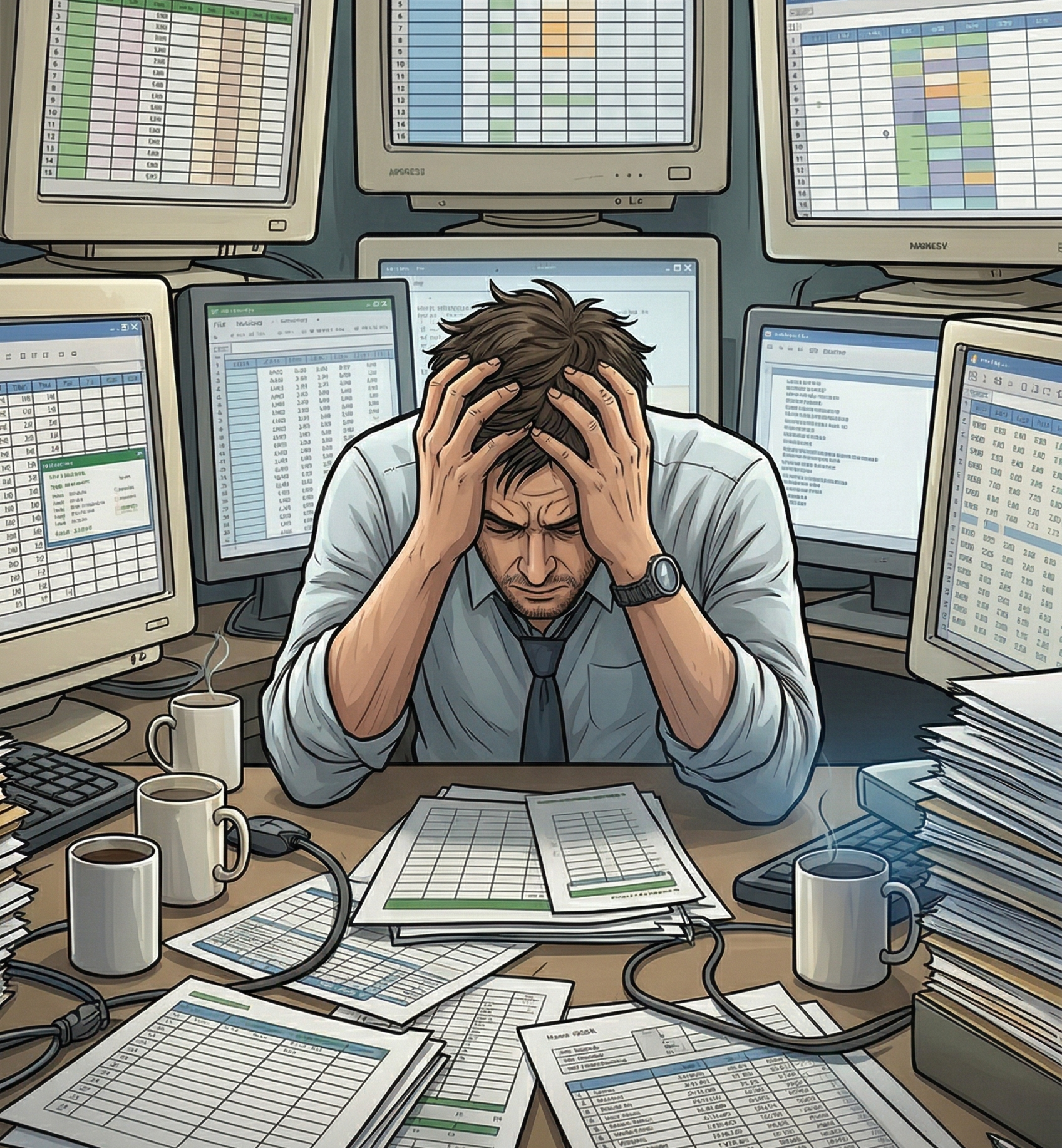The Problem with Version Control in Spreadsheet-Based Workflows