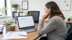 Staffing recruiter reviewing an automated applicant screening workflow