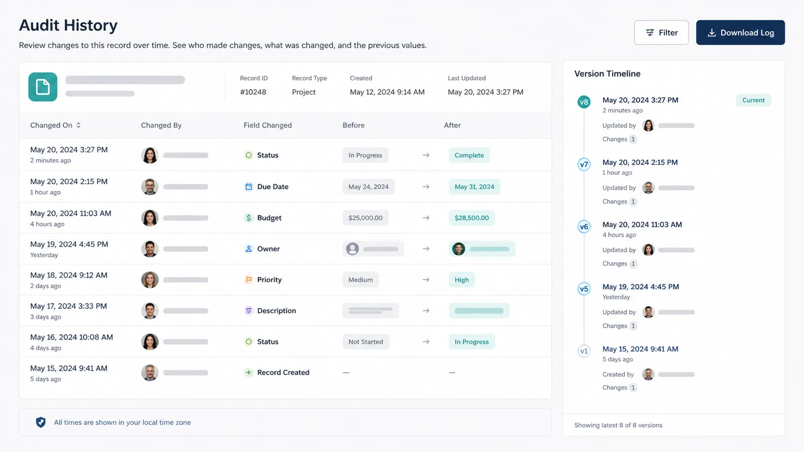 Audit Log & Version History: the FileMaker add-on that knows who changed what